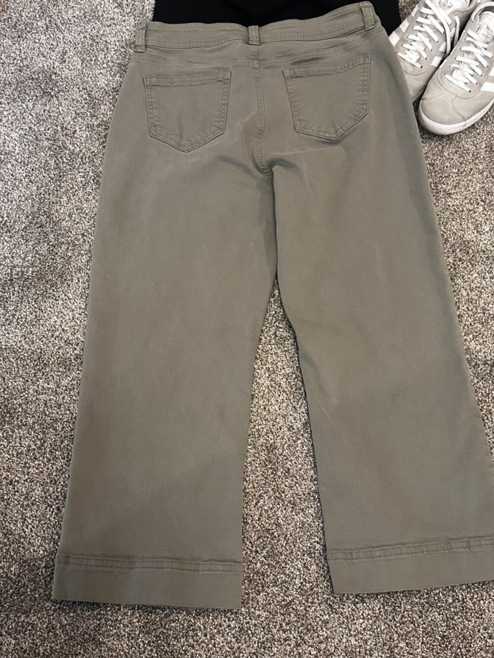 Buffalo High-Rise Soft Stretch Cropped Leg Pant Style Brigette Sage Sz  10/30 - Picture 3 of 10